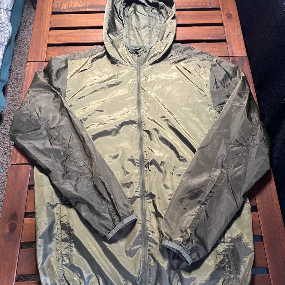 Bossini Men's Olive Green Hooded Jacket size XL
